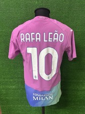 Maglia Milan RAFA LEAO Store No Indossata Match Worn Shirt Jersey Tg M Portugal