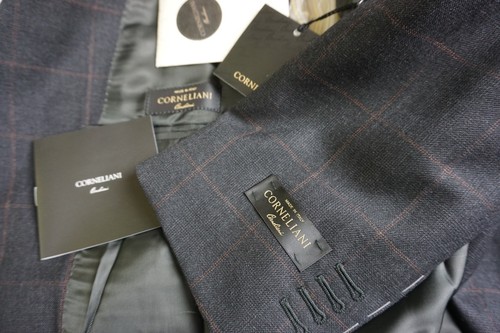 Corneliani grigio plaid - grigio,