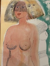 BRUNO CASSINARI - Ritratto  - Litografia   50x70 cm. - 1989 - es. 39/120