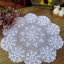 Tovaglia bianca vintage - 23",