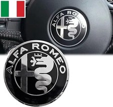 1 Stemma Logo Emblema Per Volante Alfa Romeo Mito Giulietta 147 156 159 40mm
