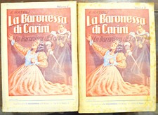 LA BARONESSA DI CARINI 2 VOLUMI GALT NATOLI EDIZIONE LA MADONNINA 1958