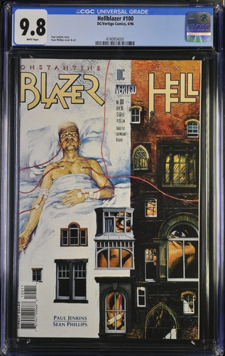 Hellblazer 100 cgc 8 wp - hellblazer, #100