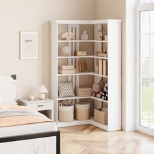 Libreria angolare 5 piani