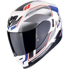 Casco integrale Scorpion Exo-520 Evo Air Lena bianco perla / blu casco moto