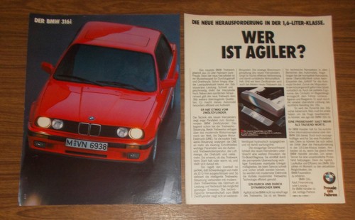 Rara pubblicità bmw 316 - rara,