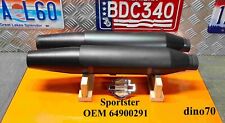 Harley Davidson terminali di scarico originali neri per Sportster OEM 64900291
