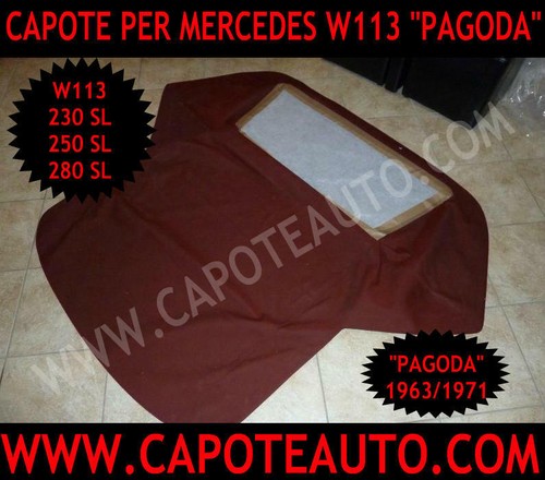 Capote cappotta mercedes 113 - capote,