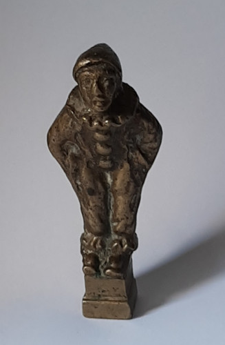 Bronzetto fusione bronzo - bronzo, uomo