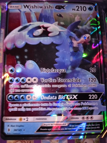 Carta pokemon wishiwashi - carta,