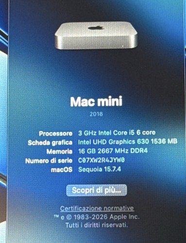 Mac mini 2018 16gb - mac, ram