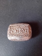 BELLISSIMA SCATOLETTA ANTICA PORTA PASTIGLIE IN ARGENTO 800 PESO GRAMMI 30