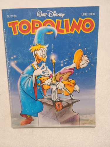 Topolino 2136 fumetto lire - topolino,