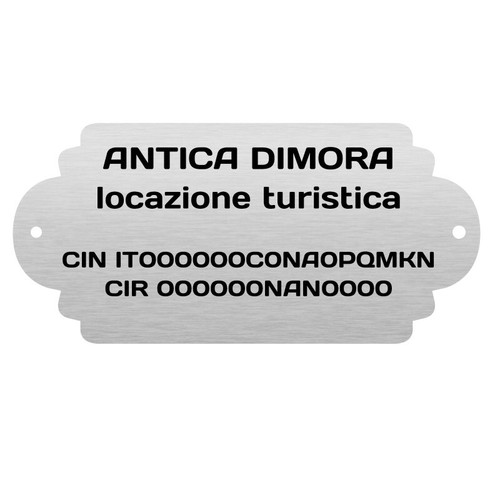 Targa codice cin - targa,