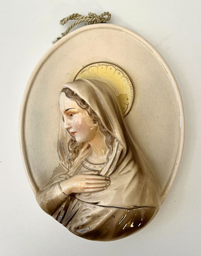 Tondo ceramica madonna - tondo, "madonna"