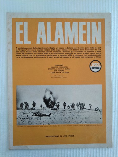 Rivista alamein a 25 anni - "el,