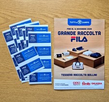50 bollini FILA - TUTTI IN CAMPO (Famila A&O raccolta punti 2025) - LEGGERE NOTA