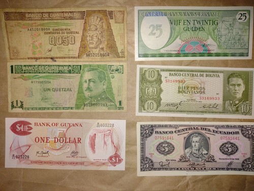 Lotto banconote sudamericane - lotto,
