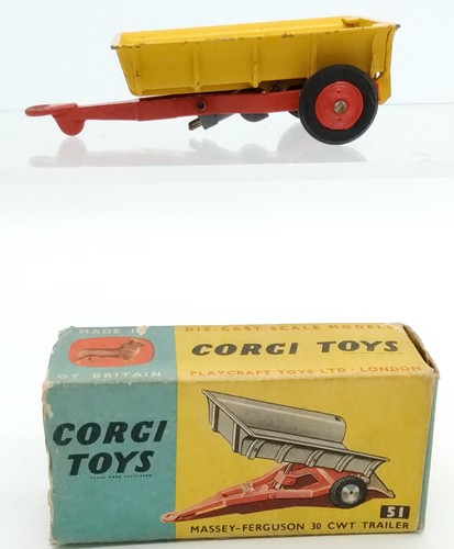 Vecchio rimorchio corgi toys - vecchio,