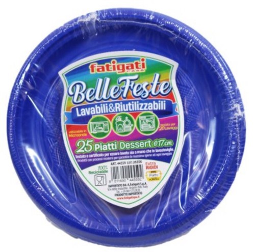 Piatti frutta dessert blu - frutta,