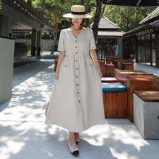 Camicia donna scollo a V abito