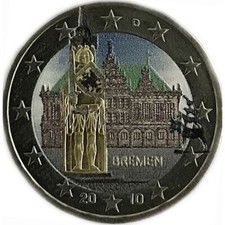 2 Euro Germany 2010 Colored