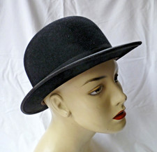 Cappello Bowler Lana Nero 'The