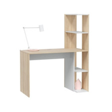 Scrivania libreria ws double canadian/bianco artik