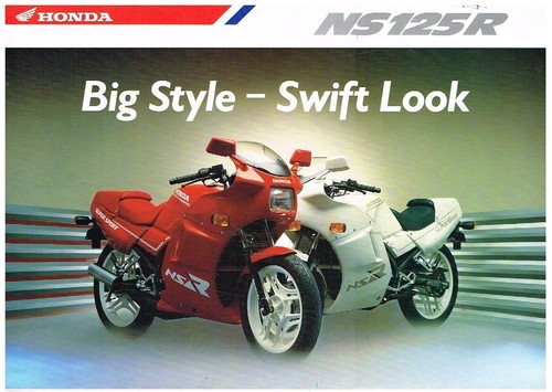 Honda nsr125r brochure vendita - nsr125r,