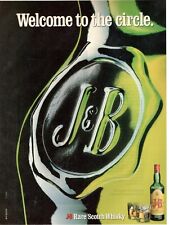 J&B Scotch Whisky EXCELLENCE DISTILLED  Pubblicità 1 pagina 1989 rare 2