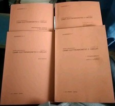 Franceschetti CAMPI ELETTROMAGNETICI E CIRCUITI in 4 volumi ed. Pironti 1974