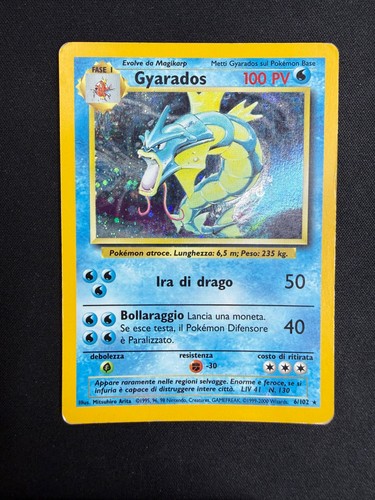 Pokemon gyarados 102 set - 6/102,