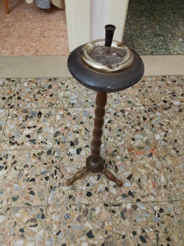 Posacenere colonna legno - a,