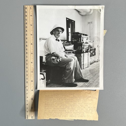 1955 albert schweitzer foto - albert,