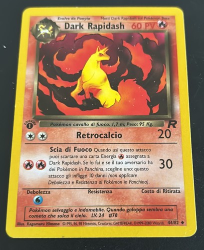 Carta pokemon dark - carta,