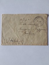 1^ G.M. BUSTA VUOTA VIAGGIATA CON TIMBRO POSTA MILITARE FRANCESE