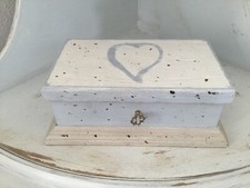 scrigno, porta gioielli, cofanetto porta oggetti in legno fatto a mano NUOVO!