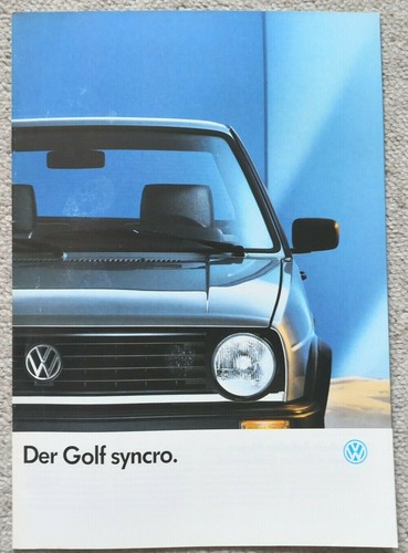 Golf syncro - syncro, (golf