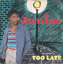 DISCO 45 GIRI                                      JUNIOR  - TOO LATE / IN WORDS
