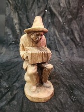 Hand Carved Wooden Musician