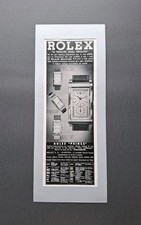 Pubblicità Orologi "Rolex Prince" Stampa Originale Vintage D'Epoca 1936 Ottima