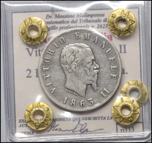 Regno italia lire 1863 - regno,