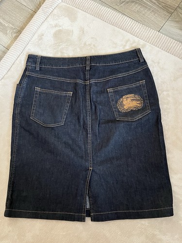 Burberry gonna vintage denim