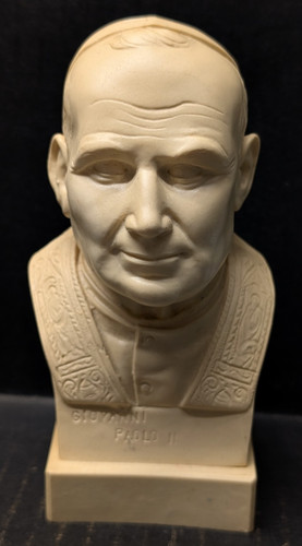 Statua busto papa giovanni - statua,