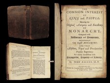 1678 Common Interest King & People England Monarchy Democracy Government Nalson