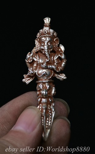 Antico tibet argento - tibet, 2,4"