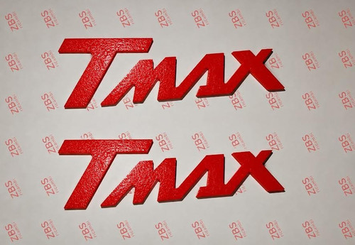 Coppia scritte tmax adesivi - tmax, 3d