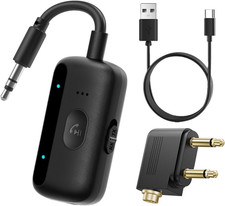 Trasmettitore E Ricevitore Bluetooth 5.4, 2 in 1 Adattatore Audio Senza Fili per