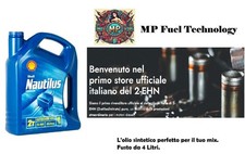 SHELL NAUTILUS 4LT  TC-W3 2T Olio Marino Alte Prestazioni Ideale Per 2-Ehn Mix