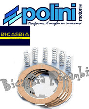 6397 - DISCHI FRIZIONE POLINI MODIFICA PIAGGIO 50 APE FL FL2 FL3 RST MIX BICASBI